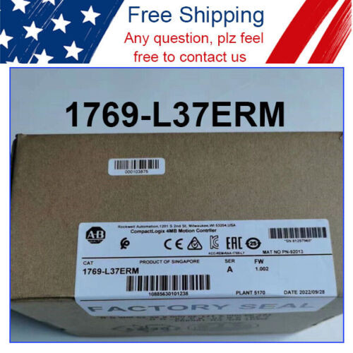 1769-L37Erm New Allen-Bradley 1769 L37Erm Compactlogix 4Mb Controller 1769L37Erm