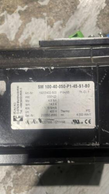 Elau Motor Sm-100-40-050-P1-45-S1-B0