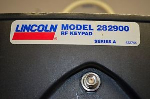 LIncoln RF Keypad M# 282900 Series A  LFC 2000