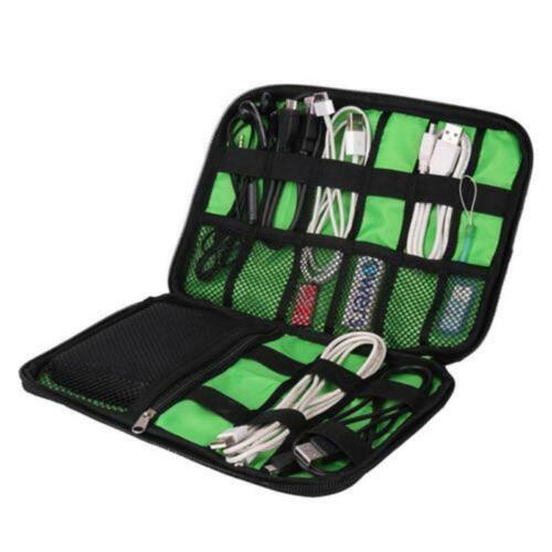 Waterproof Outdoor Travel Kit Nylon Cable Holder Bag Electronic Accessories Usb