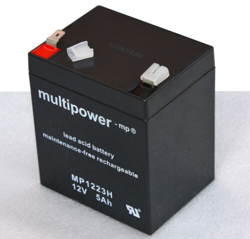 12V 5Ah Accumulator Ups Usv Multipower Mp1223H Fgh20501 Fgh20502 12Fgh23 Ak-1