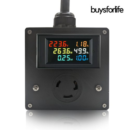 Buysforlife Power Meter Drok Nema Complete Build With Cable Plug 240V Mining