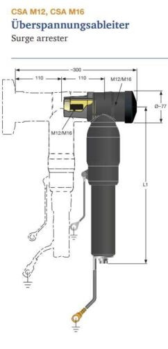 Nkt Csa 24-10 Surge Conductor Arrest 26357-58 #3-