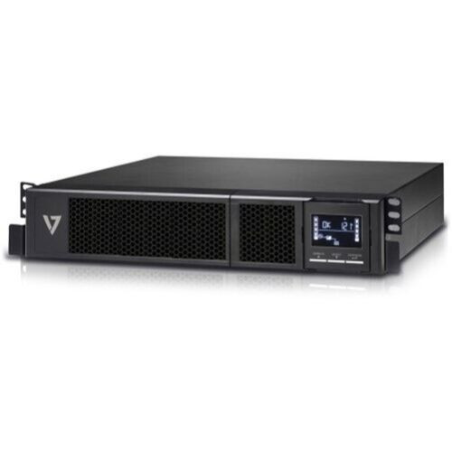 V7 Ups1Rm2U1500-1N 1500Va/1350W 2U 8 Outlet Simulated Sine Wave Rackmount Ups