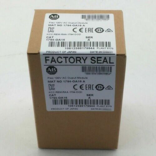 New Factory Sealed Ab 1794-Oa16 Ser A Flex 16 Point Digital Output Module