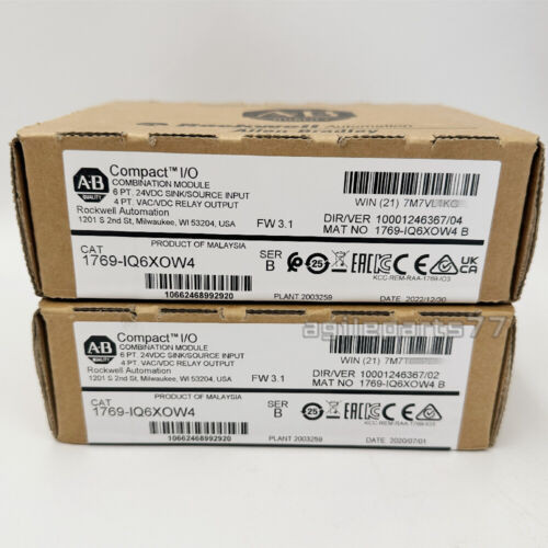 Ab Allen Bradley 1769-Iq6Xow4 Compact I/O 24Vdc Input Relay Output Module