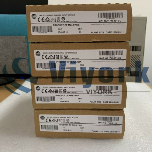 Allen Bradley 1746-Ib16 Input Module Slc 500 Sinking 16 Point Digital 24V  New