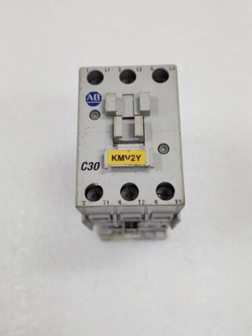 Allen Bradley Cat 100-C30-00 Ser C Magnetic Contactor Coil Voltage 110V