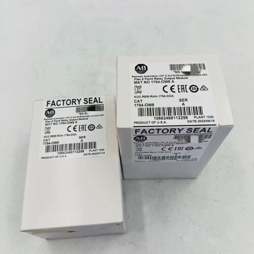 Allen Bradley 1794-Ow8 /A Flex 8 Point Relay Output Module New Factory Seal 2022