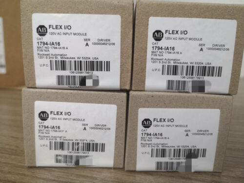 New Sealed Factory Allen Bradley Ab 1794-Ia16 Flex 16 Point Digital Input Module