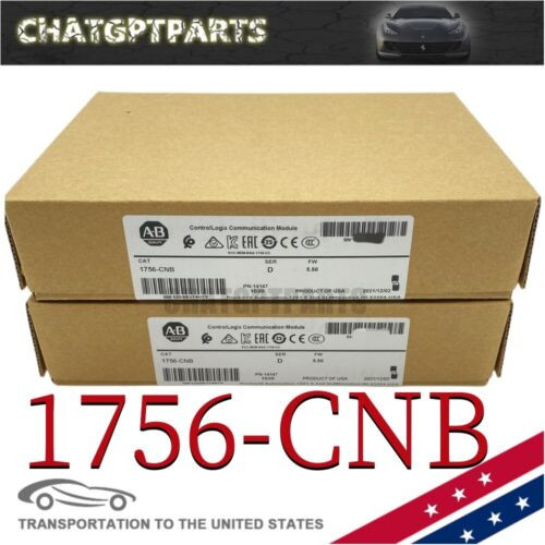 Ab 1756-Cnb Allen-Bradley Ser E Controllogix Communication Module New Tx Stock