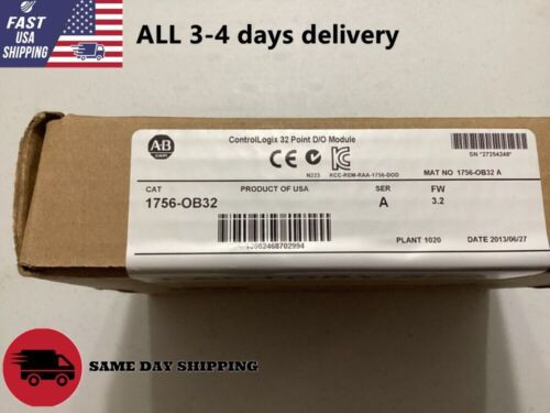 New Factory Sealed Ab 1756-Ob32 Ser A Controllogix 32 Point Do Module 1756-Ob32