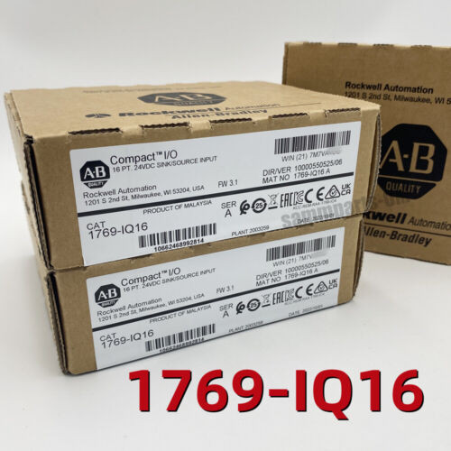 Allen-Bradley 1769-Iq16 Compactlogix 16 Pt 24Vdc D/I Module 1769Iq16