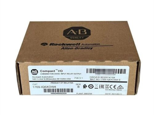 Allen Bradley 1769-Iq6Xow4 Compact I/O 24Vdc Input Relay Output Module New