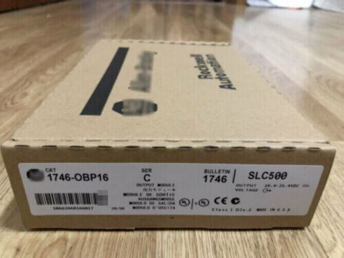 New Factory Sealed Ab 1746-Obp16 Ser C Slc 500 Output Module Sealed Surplus