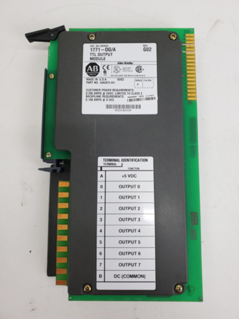Allen-Bradley 1771-Og/A Module;Output,5Vdc,65Ma Allen-Bradley 1771-Og/A Module;Output,5Vdc,65Ma