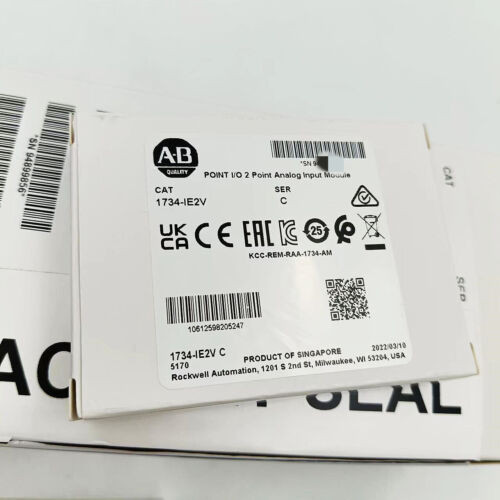Allen-Bradley 1734-Ie2V Ser C 2 Point Analog Input Module New