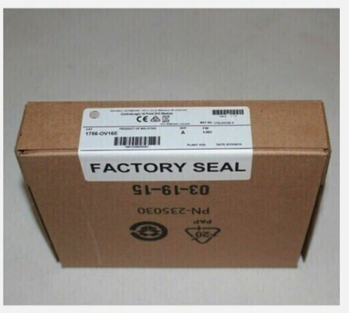 New Factory Sealed Ab 1756-Ov16E / A Controllogix 16 Point D/O Module 1756Ov16E