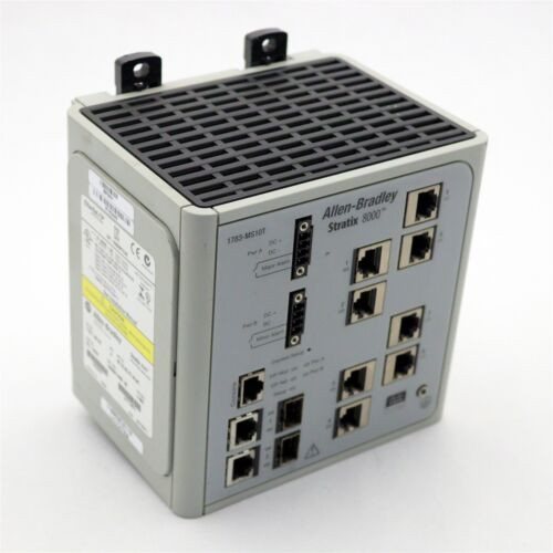 Allen Bradley Stratix 8000 Ethernet Switch 1783-Ms10T Cleaned And Tested