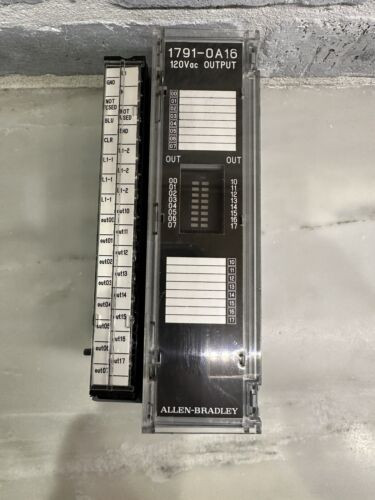 Allen Bradley 1791-Oa16 1791-16Ao 1791-Ao16 Ser B Input Module Block From Usa