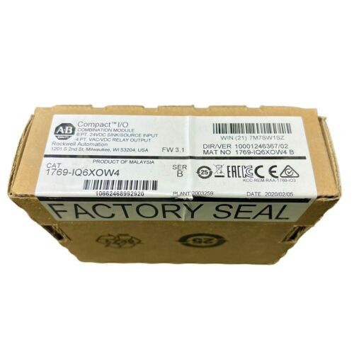 Allen-Bradley 1769-Iq6Xow4 Compact I/O 24Vdc Input Relay Output Module