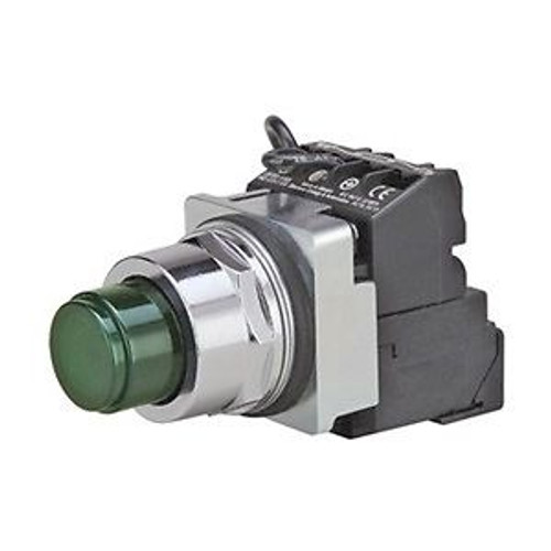 Pushbutton, Led, 24Vac/Dc, Extend, 30Mm, Gr