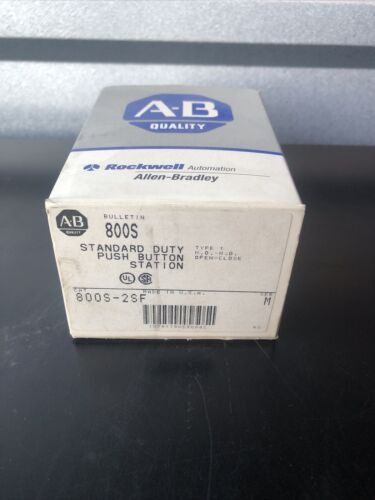 Allen Bradley 800S-2Sf / 800S2Sf Type 1Bstandard Duty Push Button Station