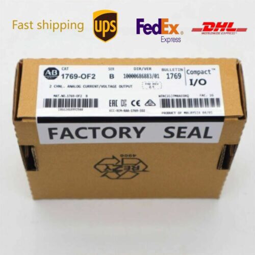 Ab 1769-Of2 Allen-Bradley Ser B Compact I/O Analog Output Module 2022 New Sealed