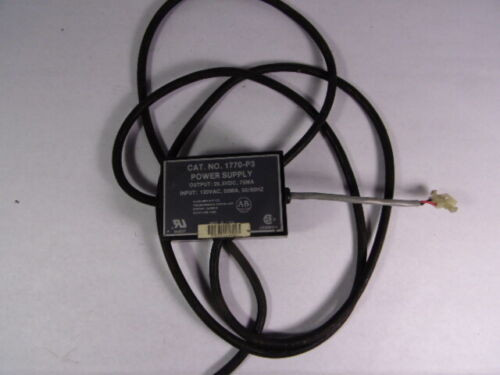 Allen-Bradley 1770-P3 Power Supply 75Ma 25.5Vdc  Used