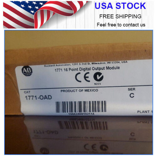 1771Oad Allen Bradley 1771-Oad C Rev C02 Ac Output Module 10-138Vac Ab 1771 Oad