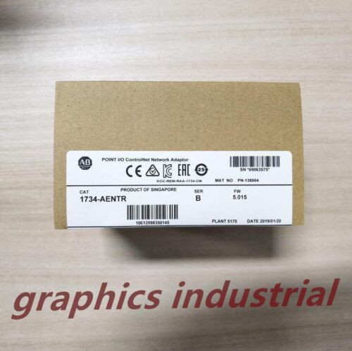 New Sealed  1734-Aentr Ser B Ethernet Adapter Point I/O Module Plc Allen-Bradley