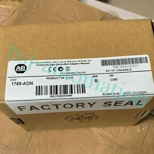 Sealed  Allen Bradley 1769-Adn Ser B Compactlogix Devicenet Adaptor Module