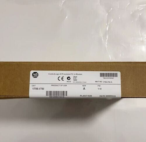 1Pc New Allen-Bradley 1756-It6I Controllogix 6 Point Isolated Input Module