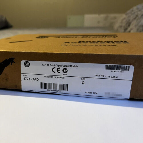 1771-Oad C Rev C02 Ac Output Module 10-138Vac Ab 1771-Oad  1Pcs