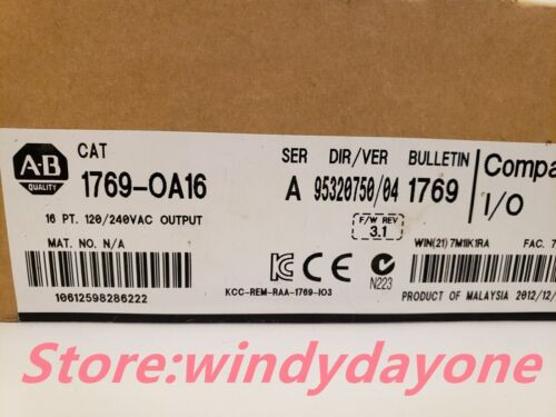 New Allen-Bradley 1769-Oa16 Ser A Compact 16 Point Output Module 1769Oa16
