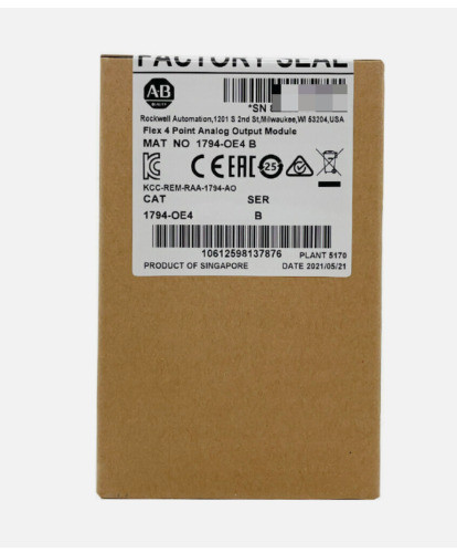 New Factory Sealed Ab 1794-Oe4 Ser B Flex 4 Point Analog Output Module Plc