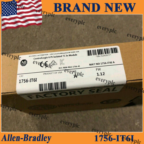 Sealed Allen Bradley 1756-It6I Ser A Analog Isolated Input Thermocouple Module