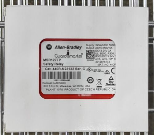 New Allen-Bradley 440R-N23132 Safety Relay Guardmaster Msr127Tp 440Rn23132 In Us