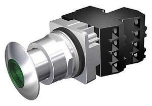 Siemens 52Pp2J3G Push Btn,30Mm,1.75Inmushroom,2Nc ,Green G6351913