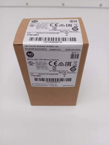 New Factory Sealed 1766-Mm1 Allen-Bradley Micrologix 1400 Memory Module
