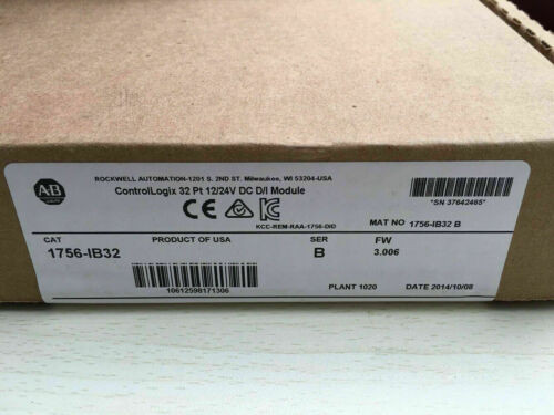 Allen-Bradley 1756-Ib32 Serb Contrologix 32 Pt Dc Input Module Ab 1756Ib32