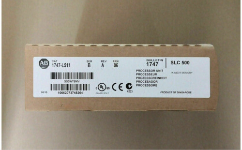 New Factory Sealed 1747-L511 Ser B Slc 500 Cpu Processor Unit Module 1747L511