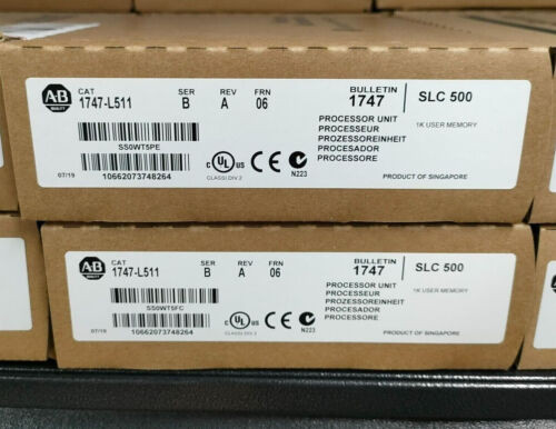 New Allen Bradley 1747-L511 Ser B Slc 500 Cpu Processor Unit Module