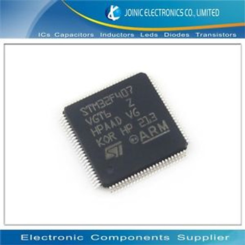 5 pcs STM32F407VGT6 MCU 32-Bit, ARM Cortex M4, 1MB Flash