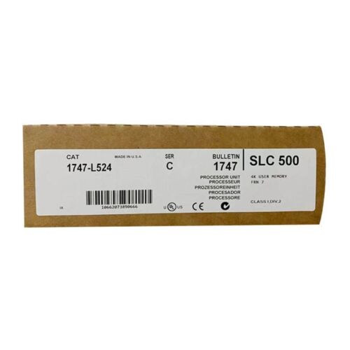 1747-L524 C Ab Slc 500 Cpu Processor Unit Module 1747L524 New Factory Sealed