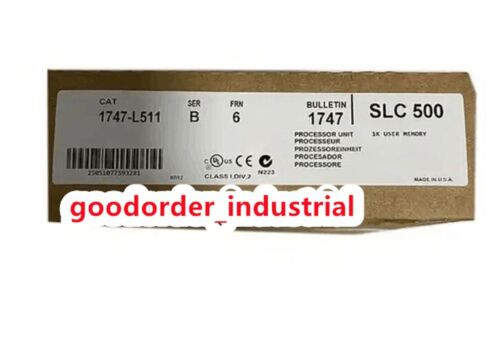 New Factory Sealed Ab 1747-L511 /B Slc 500 Cpu Processor Unit Module 1747L511