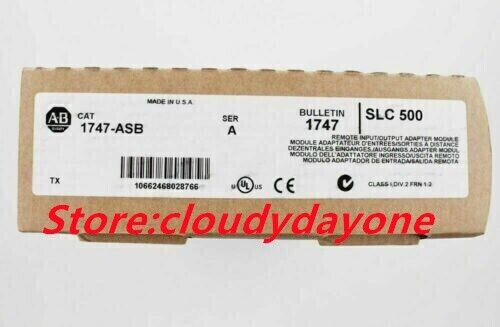 New Factory Sealed Ab 1747-Asb / A Slc 500 Remote Adapter Module 1747Asb