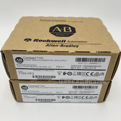 New Allen-Bradley 1769-Of2 Series B Compact I/O Analog Output Module