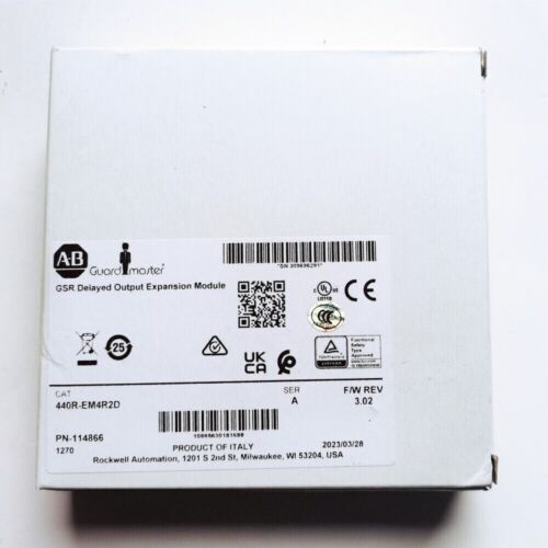 Allen Bradley 440R-Em4R2D Guardmaster Gsr Emd Delayed Output Expansion Module