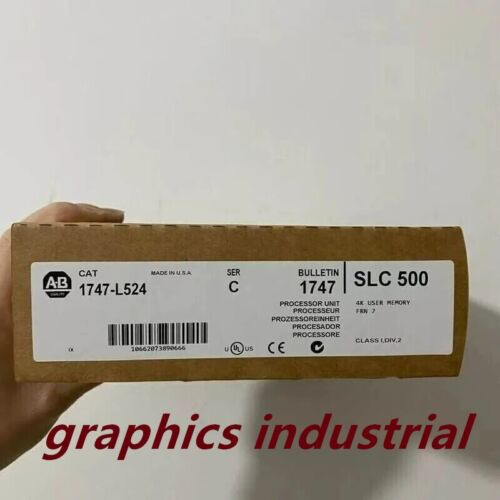 New Allen Bradley Ab 1747-L524 /C Slc 500 Cpu Processor Unit Module 1747-L524 Ab
